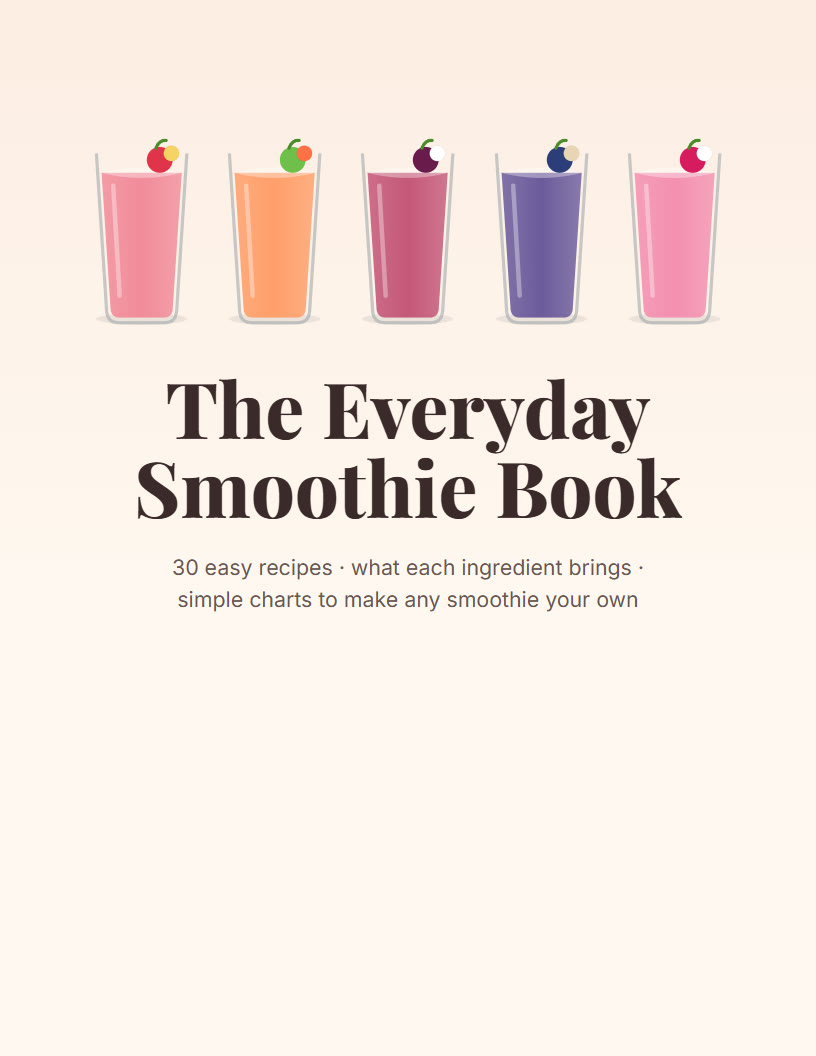The Everyday Smoothie Book cover